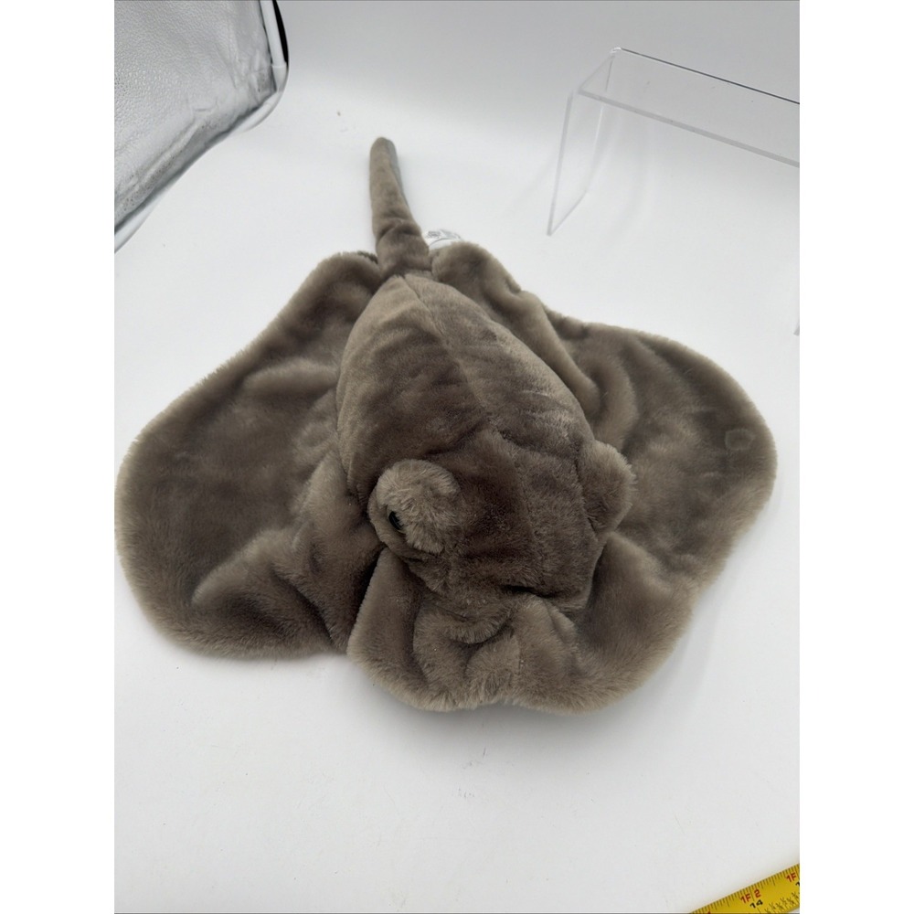 The Petting Zoo Grey Stingray Stuffed Animal Plush Soft Friend 20" Hand Puppet